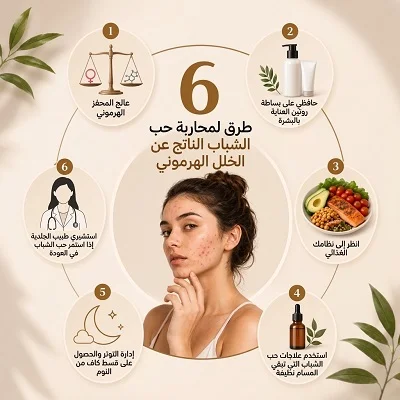 6 طرق لمكافحة حب الشباب الناتج عن اختلال الهرمونات