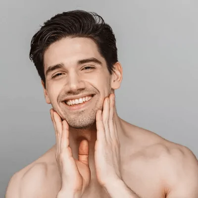 Men's facial treatment in Dubai