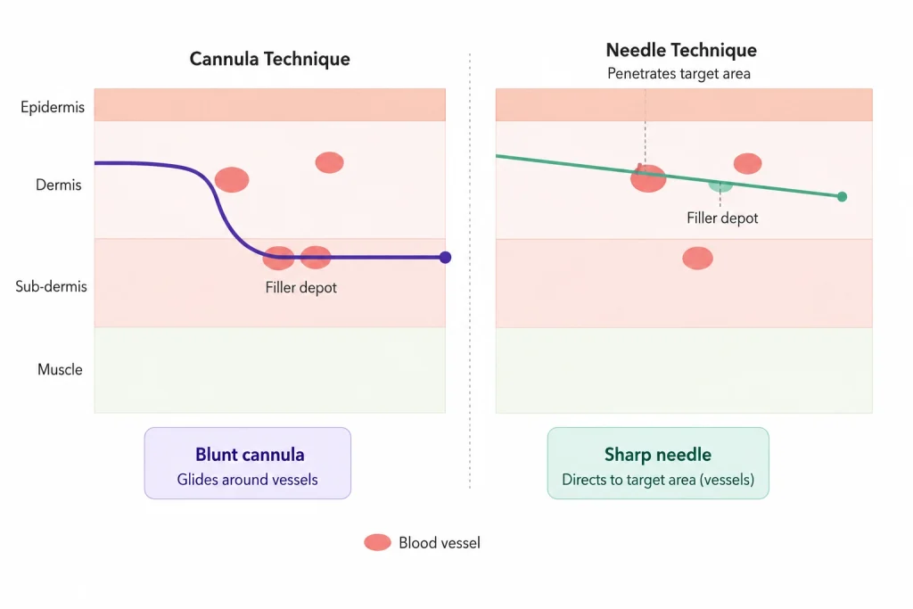 Cannula vs needle how each technique works under the skin Cannula vs needle how each technique works under the skin