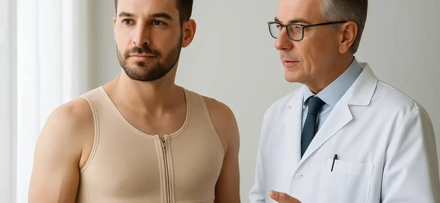 After Gynecomastia Surgery in Dubai