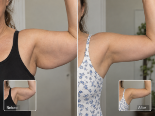 Before and After Arm Lift (Brachioplasty) Surgery in Dubai
