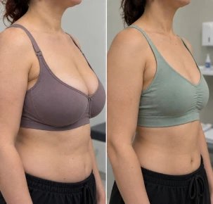 Before and After Breast Reduction in Dubai