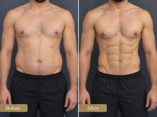 Before and After Six Pack Abs