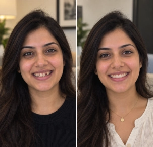 Dental Implant in Dubai Before and After