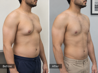 Male Breast Reduction in Dubai Before and After