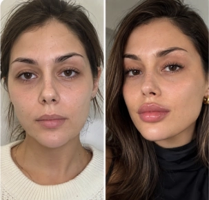Russian Lip Fillers in Dubai Before and After