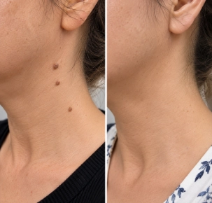 Skin Tag Removal in Dubai Before and After