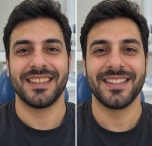 scaling & Polishing in Dubai Before and After
