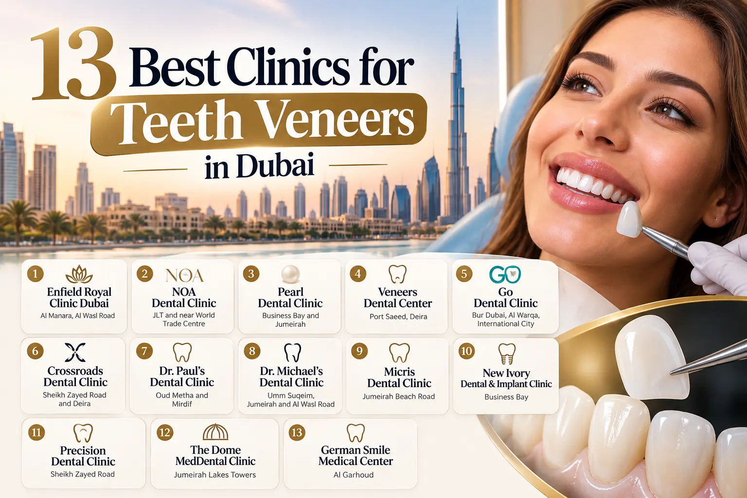 Dental Veneers clinics in Dubai