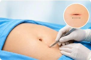 Small Incisions for Liposuction